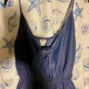 Mossimo Denim Romper Jean Material Dark Blue For Women.  Photo 2