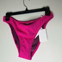 Good American NWT  Women’s Fuschia Pink Swimsuit Bikini Set Size 3/4 US Large Photo 7