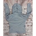 Helly Hansen  Jacket Womens S Blue White Parka Hooded Ski Snowboard Striped Snow Photo 1