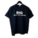 Nba  BIG Things are Coming T Shirt Vintage Y2K Black Medium M Graphic Tee Photo 1