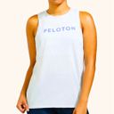 Peloton Women’s Blue Tulip Back Tank Photo 1