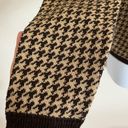 Herman Geist  Houndstooth Button Front Cardigan Sweater Long Sleeve Women’s Small Photo 8