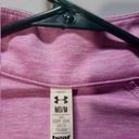 Under Armour Women's  Heatgear Pink 1/4 Zip Sweatshirt Size M Loose Fit Photo 4