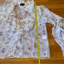 Majorelle Revolve Sheer Floral Cambridge Top Misty Purple Ruffles Frilly Flouncy Photo 11