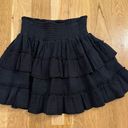 Ocean Drive Black Ruffle Skirt Photo 0