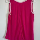 Xhilaration  tank sleep size large pink white lace LIKE NEW Photo 1