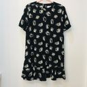 Mud Pie  Crepe black floral Dress medium Photo 77