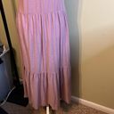 Nation Ltd  Melissa purple sleeveless ruffle tiered maxi dress Photo 5