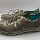 Ecco Women's  Metallic Leather/Mesh Lace Up Comfort Shoes Sz 40 EU (9 US) Photo 3