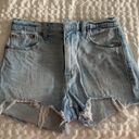 Abercrombie & Fitch Light Wash Denim Shorts Photo 2