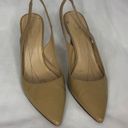 Kate Spade  Beige Nude Sling Back Kitten Heel Photo 0