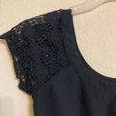 BCBGeneration Little Black Cocktail Dress Lace Sleeve Size XS Photo 3