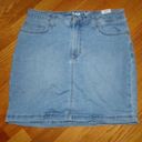 Lee  Denim Regular Fit Mid Rise Skort Womens Size 10 Blue medium wash Photo 0