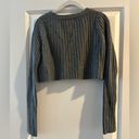 Urban Outfitters  Cropped grey button sweater. Size S. Photo 2