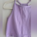 Krass&co J.o& Light Support Seamless Rib Knit Tank Top, Lilac/Lavender Tank, Size M-L Photo 2