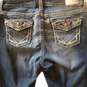 Maurice's  Premium Crop Jean Bling Pockets 18X22 Stretch Runs Small Measurements Photo 1