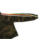 Sugar and L!ps Crop Camo Rainbow Sleeve Hoodie Photo 5