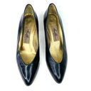 Dahlia Vintage Amalfi Pumps  Black 6.5 Leather Italy Photo 21