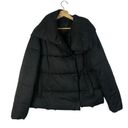 Mango MNG  Place Asymmetrical Black Puffer Jacket XXS/XS Photo 0