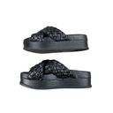 DV by Dolce Vit Dolce Vita - Wrenly Braided Platform Slide Sandals in Black Photo 2