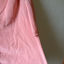 Joie  peach coral 100% silk career button summer minimalist butterfly v-neck cute Photo 3