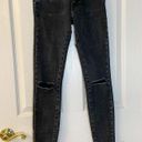 Dr. Denim  Regina Black Distressed Skinny Jean, NWT, Size 24, MSRP $105 Photo 2