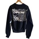 Good American  Capricorn Zodiac Sweatshirt in Black XS NWT Photo 0