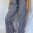 Edikted BRAND NEW WITH TAGS  stripped pinstripe linen esqe pants  seaside striped pants Photo 3