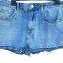 Topshop  Moto MOM light wash jean shorts size 14 Photo 7