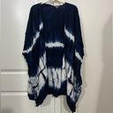 Fifteen Twenty  Blue Tie Dye Drape Front Kimono Size XS $176 Photo 1