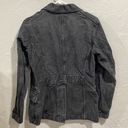 Polo  jeans co. Black denim button down jacket size medium Photo 2