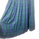 Pendleton  Tartan Plaid Wool Pleated Midi Skirt Size 14 Photo 1