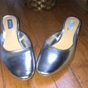 Forever 21 Metallic Silver  Mule Photo 0