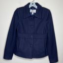 Old Navy  Wool Blend Coat Navy Photo 3