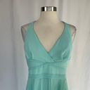 Laundry by Shelli Segal  Women's Cocktail Dress Size 10 Mint Green Chiffon Midi Photo 5