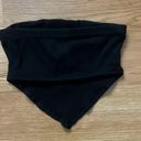 Crop Bando Shirt Black Size M Photo 1