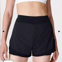 Sweaty Betty  Black‎ Tempo Run Shorts Size XL Photo 11