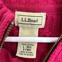 L.L.Bean  large full zip cardigan sweater 100% cotton Photo 1