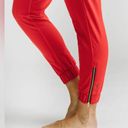 Zyia  Red Everywhere Zipper Joggers Size L Photo 9