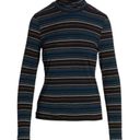 Veronica Beard  XL Audrey Metallic Stripe Turtleneck Photo 9