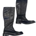 Enzo Angiolini Black Leather Mid Calf Boots Photo 0