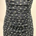 Daisy Street  Black Floral Print Spaghetti Strap Sleeveless Bodycon Mini Dress XS Photo 6