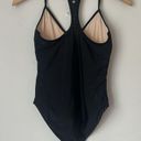Fabletics  XS Valentina Black Mesh One Piece Swimsuit ♦️ Photo 8