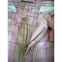 Duck head  Jeans Women Shorts Pink Plaid Bermuda Vintage 80s 90s Y2K Preppy Sz 13 Photo 4