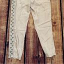 Rebecca Taylor  Beige Khaki Embroidered size 6 Joggers Photo 11