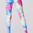 Beach Riot - Ayla Ribbed Blue Tie Dye Leggings Photo 1