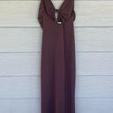 Mango brown maxi dress Photo 3