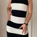 Soprano bodycon  white and black lace dress shown on Photo 2