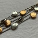 Brighton :Mediterranean Gold & Silver tone Bracelet- multistrand with style discs Photo 5