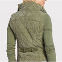 Marrakech Green Quilted Phoebe Moto Zip Jacket Size Small Photo 11